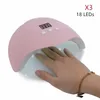 Nail Dryers SUN X12 MAX Professional Drying Lamp for Manicure 66LEDS Gel Polish Machine with Large LCD UV LED 231027