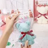 Other Event Party Supplies 20pcs/Lot Cute Bear Towel Gifts High Quality Coral Fleece Lovely Gifts Baby Shower Party Favors for Guests Christmas Gift Bag 231026