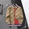 24SSファッションデザイナーメンズジャケット春秋のアウトウェアウィンドブレーカージッパー服ジャケットコート外