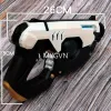 Game Angels Revolvers Toy Gun Prop 1: 1 Cosplay Safety PU Gift Outdoor Toy Rubber Soldier Pink DVA Tracer Ingen skytte