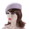 Berets Women Vintage Look 100 ٪ Wool Felt With Winter Beret Hats Pillbox Fascinator Saucer Tilt Cap الرسمية A468 231027