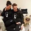Men's Tracksuits Fashion Couples Tracksuit Personalized Pattern Printed Lover Clothing Hoodies Sweatpants 2pcs Suits Casual Sportswear 2023