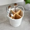 Kitchen Storage Cutlery Organizer Knife Stand Holder Separate Spoon Fork Chopstick Cooking Tool Bucket Pantry