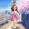 인형 30cm kawaii 16 BJD 인형 13 조인트 이동식 소녀 공주 옷 드레스 업 액세서리 시뮬레이션 장난감 아이 선물 선물 231026