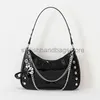 Schoudertassen Soul Bag voor dames Crossbodytas voor dames OIE Modetassen met klinknagels voor meisjestylishhandbagsstore