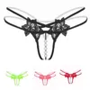 Calcinha feminina pérola massagem g-string erótico sexy mulher roupa interior aberta virilha renda transparente tanga pornô tentação lingeri268t