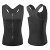 Mäns kroppsformar Fat Shapewear Compression Trainer Modeling Slimming Vest Three-Breasted Corset Shaper Strap Tops Burning Belt Midje