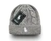 Nouveau Beanie Designer bonnet de luxe polo bonnet chapeau tempérament polyvalent bonnet tricoté lettre chaude POLO design chapeau 22 couleurs L-16