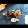 デニム犬の服ジーンズペットの小さなミディアムコスチュームチワワのコートジャケット子犬ジャンプスーツT200710