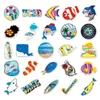 50pcs ocean series cartoon animal personality graffiti creative water bottle decoration PVC suitcase car sticker