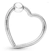 Losse edelstenen Authentieke 925 Sterling Zilver Rose Moment Kleine Liefde Hart Kroon O Hanger Charm Bead Fit Armband Ketting