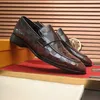 Herr designer klänningskor män loafers casual sko lyx mode mens bröllopskor läderskor svart sneaker med original låda storlek 38-45