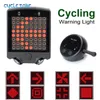 Cykelbelysningar Cykel Trådlös VARNING BAKTLIGHTER Cykel Turn Signal för fjärrcykel Bakljus LED USB Laddning av cykelljus 231027