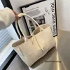 Designer handbag with logo Early Spring Woven Women's Bag Mother Tote One Shoulder Handbag Two Piece Shopping Bag Large Capacity Concave Shaped Bag