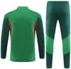 22 23 Mexico voetbal trainingspak trainingspak voetbal Trainingspakken heren kit volwassen set half zip sportkleding voetbalshirts Mexico