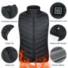 Gebieden Heren Dames Elektrische verwarming USB Vest Bodywarmer Verwarmd donsjack Winter