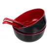 Dinnerware Sets Plastic Utensils Ramen Bowl Soup Bowls Salad Kitchen Tableware Ceramics Practical Containers Child