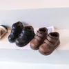 Stivali Top Brand in pelle a piedi nudi Bambino Bambino Ragazza Ragazzo Scarpe per bambini Per la moda Primavera Autunno Inverno Caviglia Punta più ampia