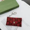 Designer Keychain Cloth Keychains Zero Purse Classic Style Fashion Vintage Keychain Gift Gift Utsökt Workmanship986