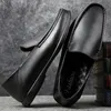 Zapatos de vestir Mocasines de negocios de alta calidad Hombres Casual Resbalón de lujo en cuero genuino para hombre Marca Conducción Oficina Formal 231026