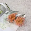 Dekorative Blumen, Heimdekoration, 2 Köpfe, künstliche 2-Kopf-Nadelkissen-Blumen, Pflanzen, Hochzeit, Pografie-Set