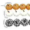 Fleurs décoratives 12 pièces Simulation citrouilles en lin légumes et fruits artificiels ensemble de décoration de la maison décorations d'Halloween de Thanksgiving
