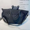 Bolso de hombro para mujer, bolso a cuadros bordado Oxford de nailon, nuevo bolso cruzado personalizado, bolsos grandes para muñecas, viaje para mujer