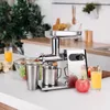 Juicers 200W Fruit And Vegetable Low Speed Juice Extractor Slow Masticating Auger Juicer Compact Cold Press Machine