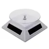 360 Rotating Turn Table Plate Solar Power For Watch Phone Jewelry Display Stand MX200810233I