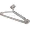 Fashion Hot Anti-theft Metal Clothes Hanger with Security Hook for Hotel Used 4mm Thickness KD1