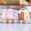 20Pcs Cute Mini Cake Ice Cream Popsicle Flat Back Resin Components Cabochons Scrapbooking DIY Jewelry Craft Decoration Accessories222O