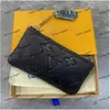 2022 Designers Nyckelpåse Pochette Designer Coin Purse Key Chains Ring Credit Card Holder Luxury Mini Wallet Shoulder Bag257s