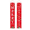 Noel Dekorasyonları Noel Kapı Dekorasyonları Açık Döküm Banner House Kapı Sundurma Asma Bayraklar Mutlu Noel Süs Malzemeleri 231027