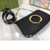 Chain Purse Kucci Bags Bag New Women Classic Fashionable One Shoulder Diagonal Armpit Women's Leather G Metal Handbags