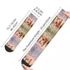 Men's Socks Happy Funny Running Retro Harajuku Galloping Horses Hip Hop Novelty Seamless Crew Crazy Sock Gift Printed