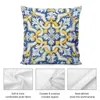 Pillow Portuguese Tiles Throw Christmas Pillowcase Decorative S For Luxury Sofa Cover Set