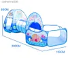 Baby Rail Kids Tent Ball Pool Balls Portable Baby Playground Playpen Children Large Pit with Tunnel Baby Park Camping Pool Room Decor GiftL231029