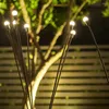 Strängar LED Vattentät solen Firefly golvinsättning Ljus utomhus Courtyard Layout Garden Villa Atmosphere Decoration Lawn