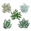 Fleurs décoratives 10/30/50 pièces fausses feuilles de saule artificielles en soie pour Bouquets de mariage bricolage douche nuptiale décorations pour la maison