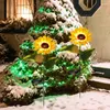 Decorazioni da giardino Luci da palo solari per esterni 2 confezioni Aggiornamento Girasoli LED alimentati Girasoli decorativi impermeabili