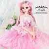 Dolls 60 Cm Cute Cartoon Hildren Long Hair Handmade DIY Moving Doll Dress Up Play House Toys Fashion Christmas Gift 231026