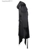 Anime Kostüme Cosplay kommt Männer Halloween Gothic Langarm Kapuzenjacke neue reine Farbe Halloween Cosplay Vintage kommen L231027