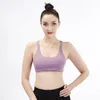 Reggiseno sportivo per yoga Bellezza sexy Indietro Doppio nastro incrociato Esercizio Yoga Gilet da palestra Push Up Fitness Top Shakeproof Cinturino regolabile Bra292H