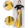 Stage Wear Belly Dance Top Long Skirt Set Performance Suit Carnaval Disfraces Adults Sexy Women Fantasia Feminina Adulta Tribal