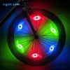 Cykelbelysningscykelhjul bestrålning Ljusdäck Ljus 3-läge LED Vattentät cykel Säkerhet VARNING Lätt att installera cykeltillbehör med batterier 231027