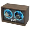 Watch Winders Winder Box Automatisch USB Power Luxe Houten Geschikt voor Mechanische Horloges Stil Draaien Elektrische Motorboxen 231025