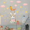 Wall Stickers Swinging For Kids Rooms Baby Room Decor Sweet Decals Bedroom Nursery Home Art Murals