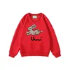 2023 New Designer Kids Clothing Boys Girls G Letters Cotton Hoodie Baby Cartoon Rabbit Print Sport Suits Fashion Chidlren Clothes Outwear esskids CXD2310273