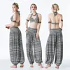 Stage Wear TMS Harem Yoga Belly Dance Gypsy Costume Troup Tribal Pantalons Outfit Set Bra Pantalon Vintage Carnaval