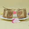 Cadeauverpakking 25st Liefde Hart Bonbondoos Vintage Kraft Bruiloft Gunsten En Geschenken Voor Kerstversiering Decoratie